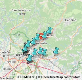 Mappa 24027 Nembro BG, Italia (6.81688)