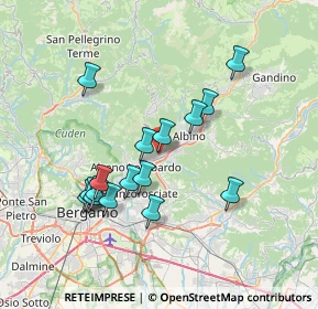 Mappa 24027 Nembro BG, Italia (6.72938)
