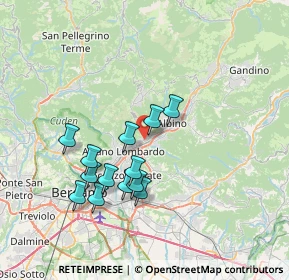 Mappa 24027 Nembro BG, Italia (6.53077)