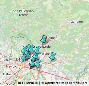 Mappa 24027 Nembro BG, Italia (7.89267)