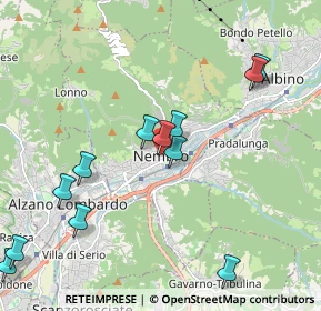 Mappa 24027 Nembro BG, Italia (2.27917)