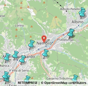 Mappa 24027 Nembro BG, Italia (3.29154)