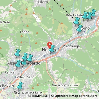 Mappa 24027 Nembro BG, Italia (3.07)