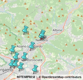 Mappa 24027 Nembro BG, Italia (5.225)