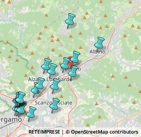 Mappa Via Orti, 24027 Nembro BG, Italia (5.0935)