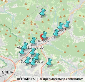 Mappa 24027 Nembro BG, Italia (3.76615)