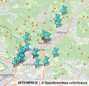 Mappa 24027 Nembro BG, Italia (4.06778)