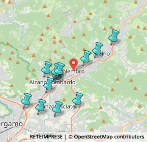 Mappa 24027 Nembro BG, Italia (3.54231)