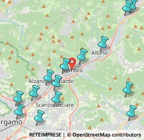 Mappa 24027 Nembro BG, Italia (5.37857)