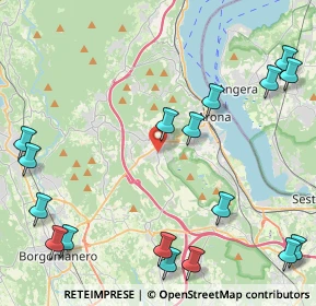 Mappa Via Monte Pasubio, 28040 Oleggio Castello NO, Italia (6.259)