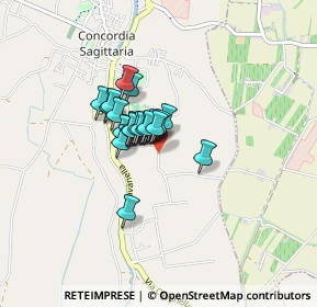 Mappa Via Frassine, 30023 Concordia Sagittaria VE, Italia (0.45652)