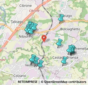 Mappa Via Sandro Pertini, 23893 Cassago Brianza LC, Italia (0.9845)