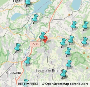 Mappa Via Sandro Pertini, 23893 Cassago Brianza LC, Italia (6.1)