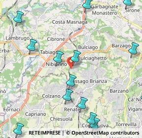 Mappa Via Sandro Pertini, 23893 Cassago Brianza LC, Italia (2.83714)