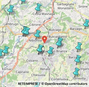 Mappa Via Sandro Pertini, 23893 Cassago Brianza LC, Italia (2.641)
