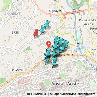 Mappa Via Edelweiss, 11100 Aosta AO, Italia (0.26333)