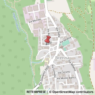 Mappa Via Trento,  1, 22040 Brenna, Como (Lombardia)