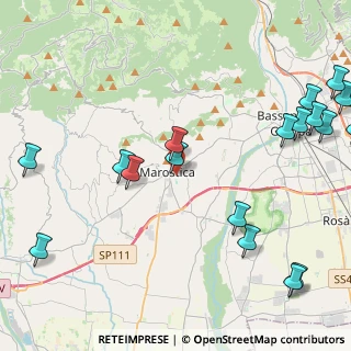 Mappa Via 51 Battaglione Bersaglieri, 36063 Marostica VI, Italia (6.163)