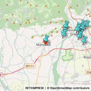 Mappa Via 51 Battaglione Bersaglieri, 36063 Marostica VI, Italia (5.50308)