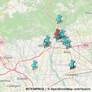 Mappa Via 51 Battaglione Bersaglieri, 36063 Marostica VI, Italia (7.11)