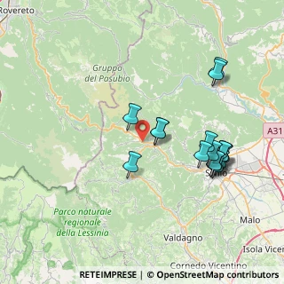 Mappa Via Gisbenti, 36030 Valli del Pasubio VI, Italia (7.67375)