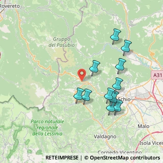 Mappa Via Gisbenti, 36030 Valli del Pasubio VI, Italia (7.46364)
