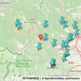 Mappa Via Gisbenti, 36030 Valli del Pasubio VI, Italia (10.503)