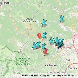 Mappa Via Gisbenti, 36030 Valli del Pasubio VI, Italia (7.23235)