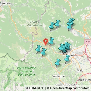 Mappa Via Gisbenti, 36030 Valli del Pasubio VI, Italia (7.43533)