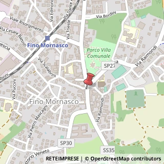 Mappa Via Garibaldi, 51, 22073 Fino Mornasco, Como (Lombardia)