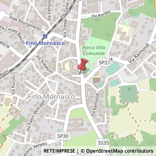 Mappa Via Garibaldi, 71, 22073 Fino Mornasco, Como (Lombardia)
