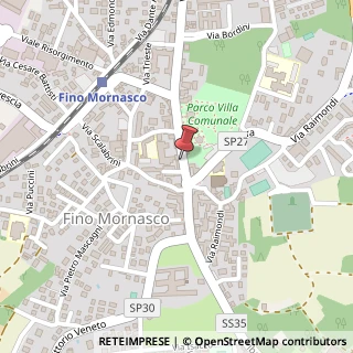 Mappa Via Garibaldi, 77, 22073 Fino Mornasco, Como (Lombardia)