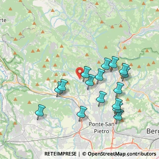 Mappa Via Longoni, 24030 Palazzago BG, Italia (3.80688)