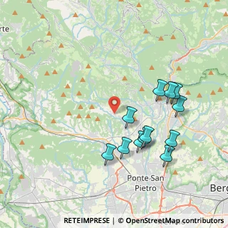 Mappa Via Longoni, 24030 Palazzago BG, Italia (3.81917)
