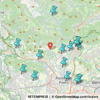 Mappa Via Longoni, 24030 Palazzago BG, Italia (5.00214)