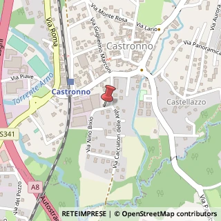 Mappa Via N.Bixio, 2, 21040 Castronno, Varese (Lombardia)