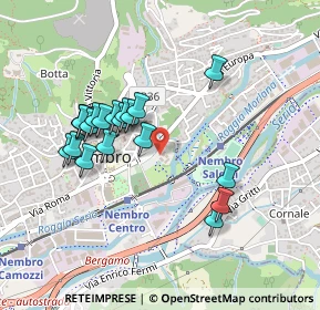 Mappa Via Famiglia Riccardi, 24027 Nembro BG, Italia (0.417)