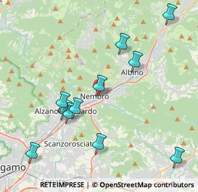 Mappa Via Famiglia Riccardi, 24027 Nembro BG, Italia (4.34909)