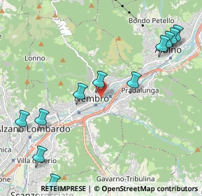 Mappa Via Famiglia Riccardi, 24027 Nembro BG, Italia (2.58636)