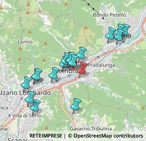 Mappa Via Famiglia Riccardi, 24027 Nembro BG, Italia (1.71444)