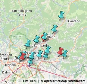Mappa Via Famiglia Riccardi, 24027 Nembro BG, Italia (7.28467)