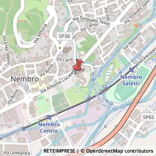 Mappa Via Famiglia Riccardi, 2, 24027 Nembro BG, Italia, 24027 Nembro, Bergamo (Lombardia)