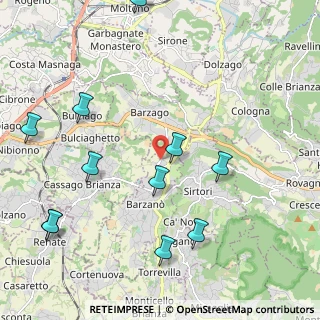 Mappa Via Risorgimento, 23891 Barzanò LC, Italia (2.52909)