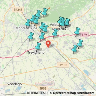 Mappa Via Camillo Benso Conte di Cavour, 31040 Trevignano TV, Italia (4.1255)