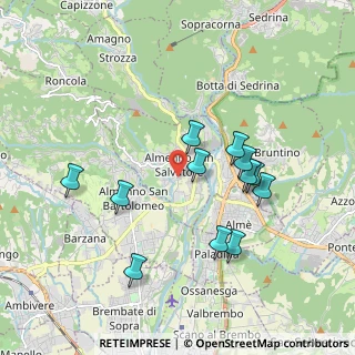 Mappa Via Cappuccini, 24031 Almenno San Salvatore BG, Italia (1.76333)