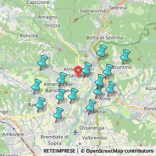 Mappa Via Cappuccini, 24031 Almenno San Salvatore BG, Italia (1.83133)