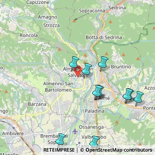 Mappa Via Cappuccini, 24031 Almenno San Salvatore BG, Italia (2.25182)