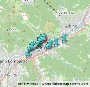 Mappa Via T.Tasso, 24027 Nembro BG, Italia (0.98286)