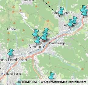 Mappa Via T.Tasso, 24027 Nembro BG, Italia (2.43786)