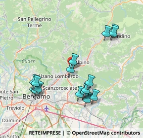 Mappa Via T.Tasso, 24027 Nembro BG, Italia (7.84235)